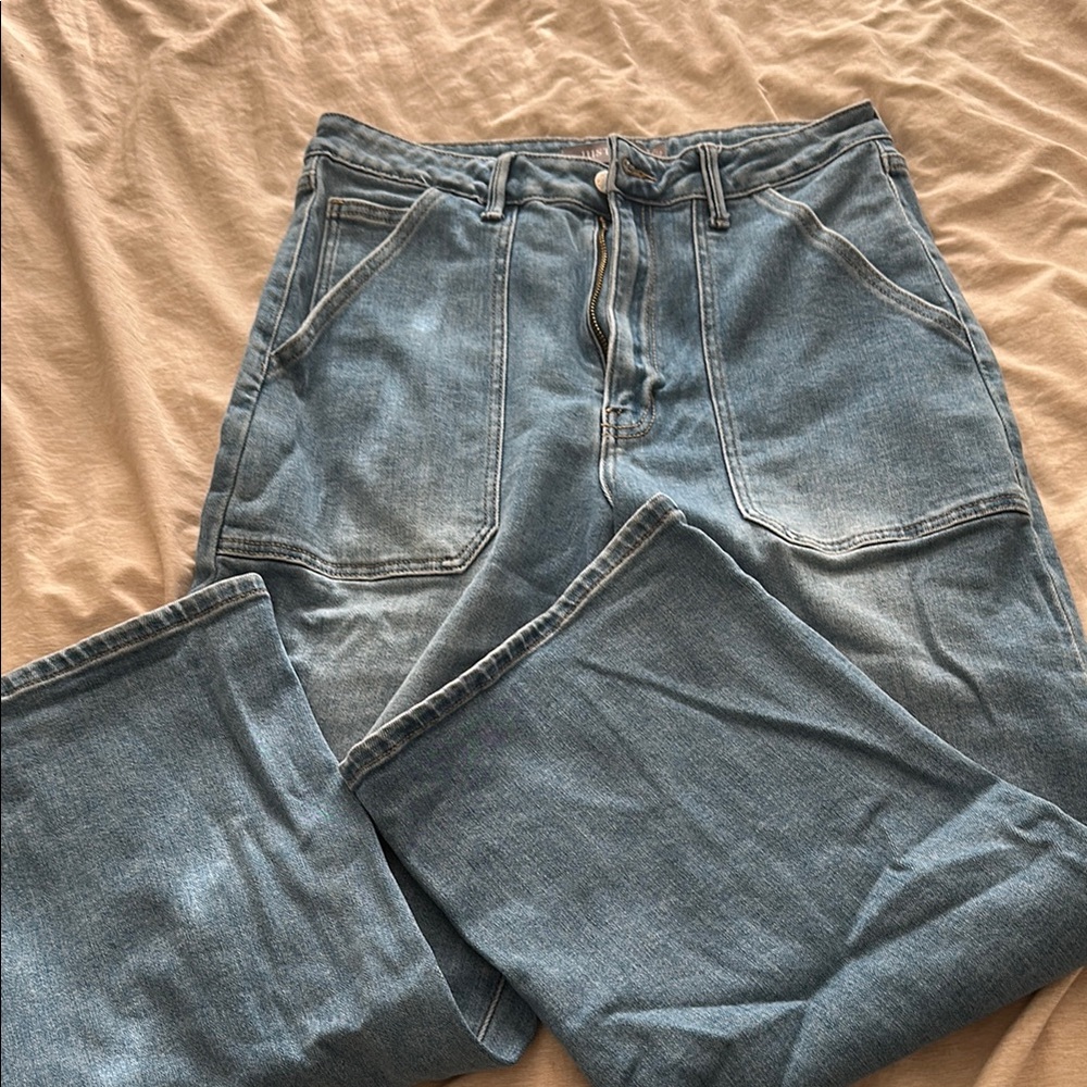 Just USA Light Blue Flare Jeans